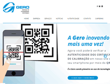 Tablet Screenshot of gero.com.br